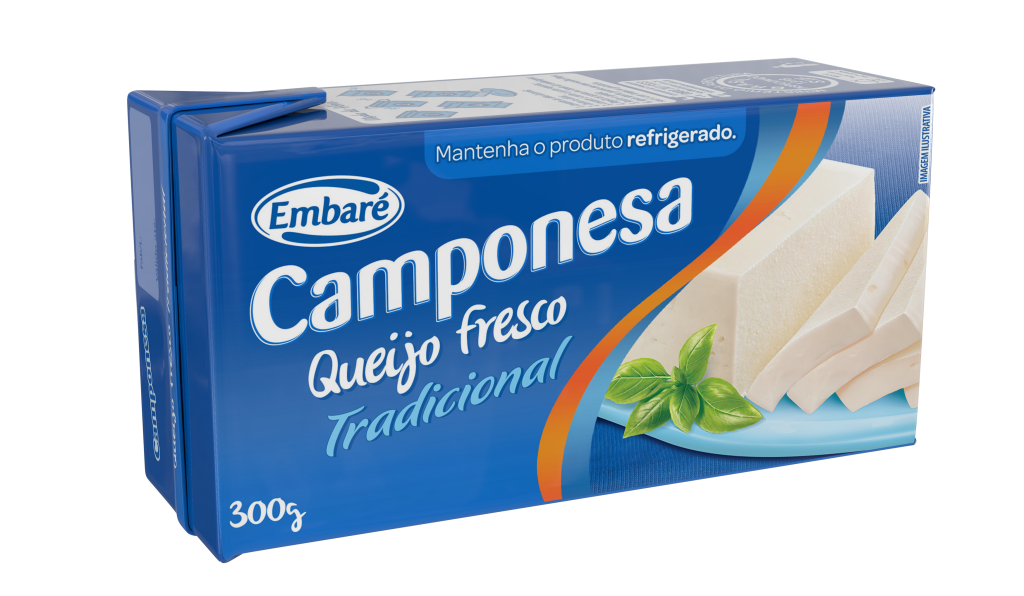 <span style = 'font-size:120%; font-weight: bold;'>Camponesa - queijo fresco tradicional</span><br>A Embaré, em parceria com a Tetra Pak, lança o primeiro queijo em embalagem cartonada asséptica do País: o queijo fresco...