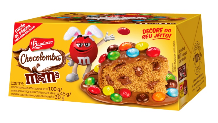 <span style = 'font-size:120%; font-weight: bold;'>Mini Chocolomba M&Ms</span><br>Em mais uma parceria inédita com a Mars, a Bauducco lança a Mini Chocolomba M&M’s.


...