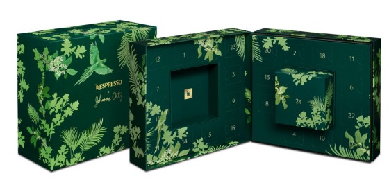 <span style = 'font-size:120%; font-weight: bold;'>Nespresso - edição limitada com embalagens desenhadas por estilista</span><br>A Nespresso traz ao Brasil a edição limitada Festive – Gifts of the Forest. A coleção natalina de cafés teve as embalage...