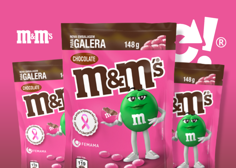 <span style = 'font-size:120%; font-weight: bold;'>M&M`s  Edição Especial</span><br>A M&M’S, marca pertencente à empresa Mars, volta com uma edição limitada cor-de-rosa durante o mês de outubro, período d...