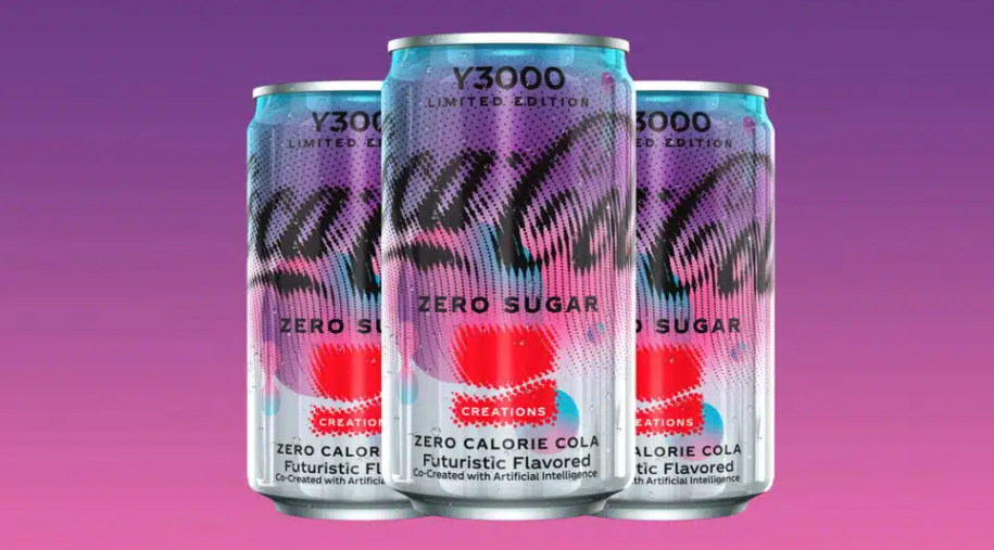 <span style = 'font-size:120%; font-weight: bold;'>Y3000 é o novo sabor de Coca-Cola Creations feito com Inteligência Artificial</span><br>A plataforma Creations de Coca-cola, acaba de anunciar sua nova bebida criada com ajuda de Inteligência Artificial. O no...