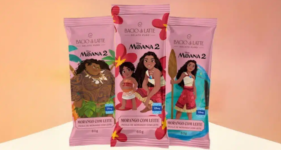 <span style = 'font-size:120%; font-weight: bold;'>Bacio di Latte lança Picolé exclusivo de Moana 2</span><br>A Bacio di Latte, gelateria de origem italiana fundada em São Paulo em 2011, lança Picolé da Moana 2 em collab com a Dis...