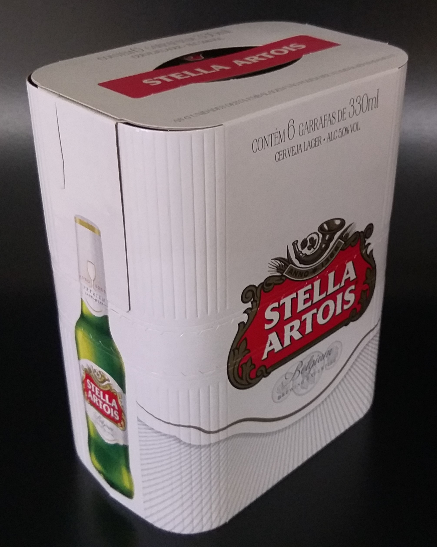 <span style = 'font-size:120%; font-weight: bold;'>Stella Artois Gift Pack</span><br>Forma exclusiva para embalagens de cerveja com cantos arredondados que envolvem as curvas das garrafas e valorizam o req...