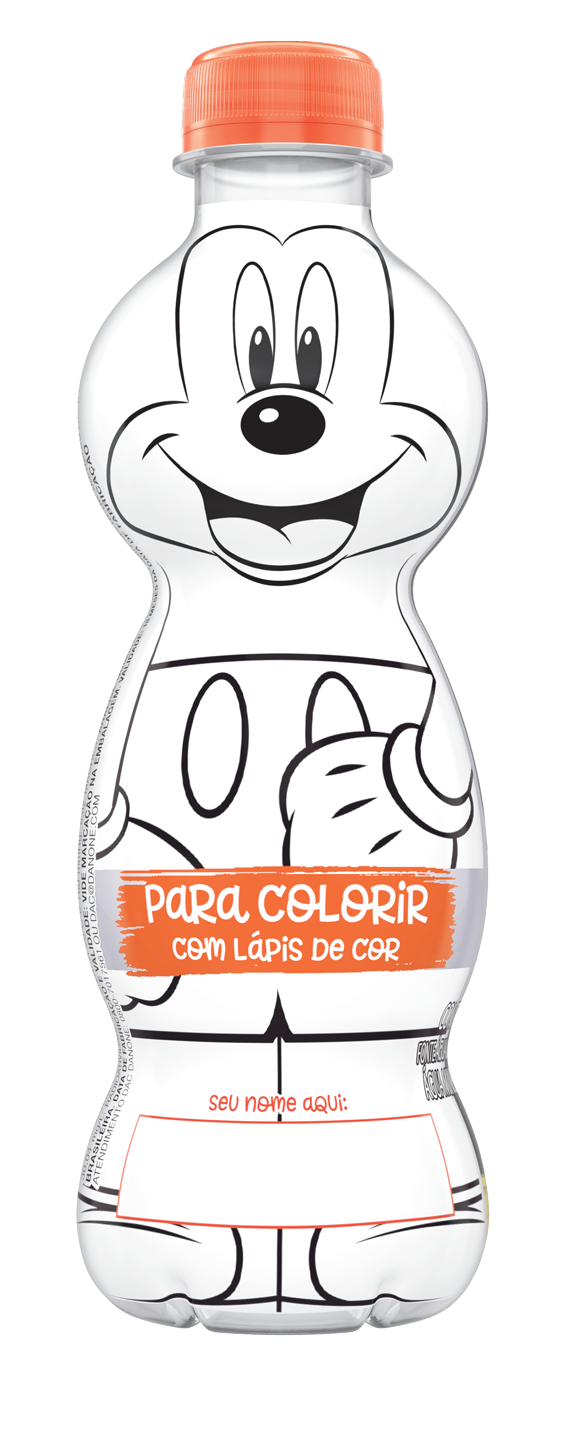 <span style = 'font-size:120%; font-weight: bold;'>Bonafont Kids Mascotes para Pintar</span><br>O design gráfico foi pensando para que a garrafa virasse o próprio personagem, facilitando a brincadeira das crianças e ...