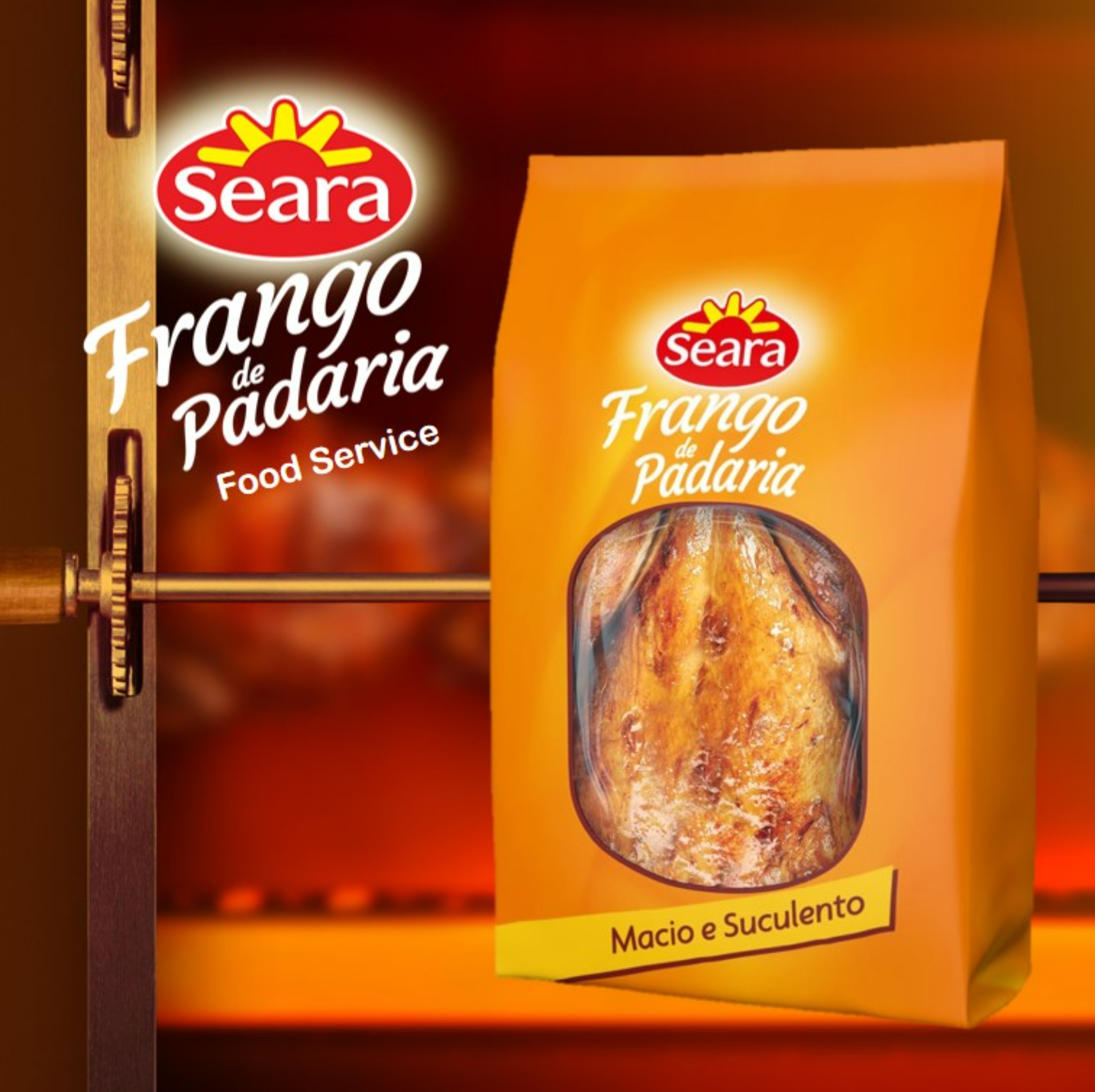 <span style = 'font-size:120%; font-weight: bold;'>Frango de Padaria Food Service</span><br>Pensado p/ surpreender nossos parceiros q assam o Frango em sua loja. Além de contar c/ a qualidade da marca, criamos um...