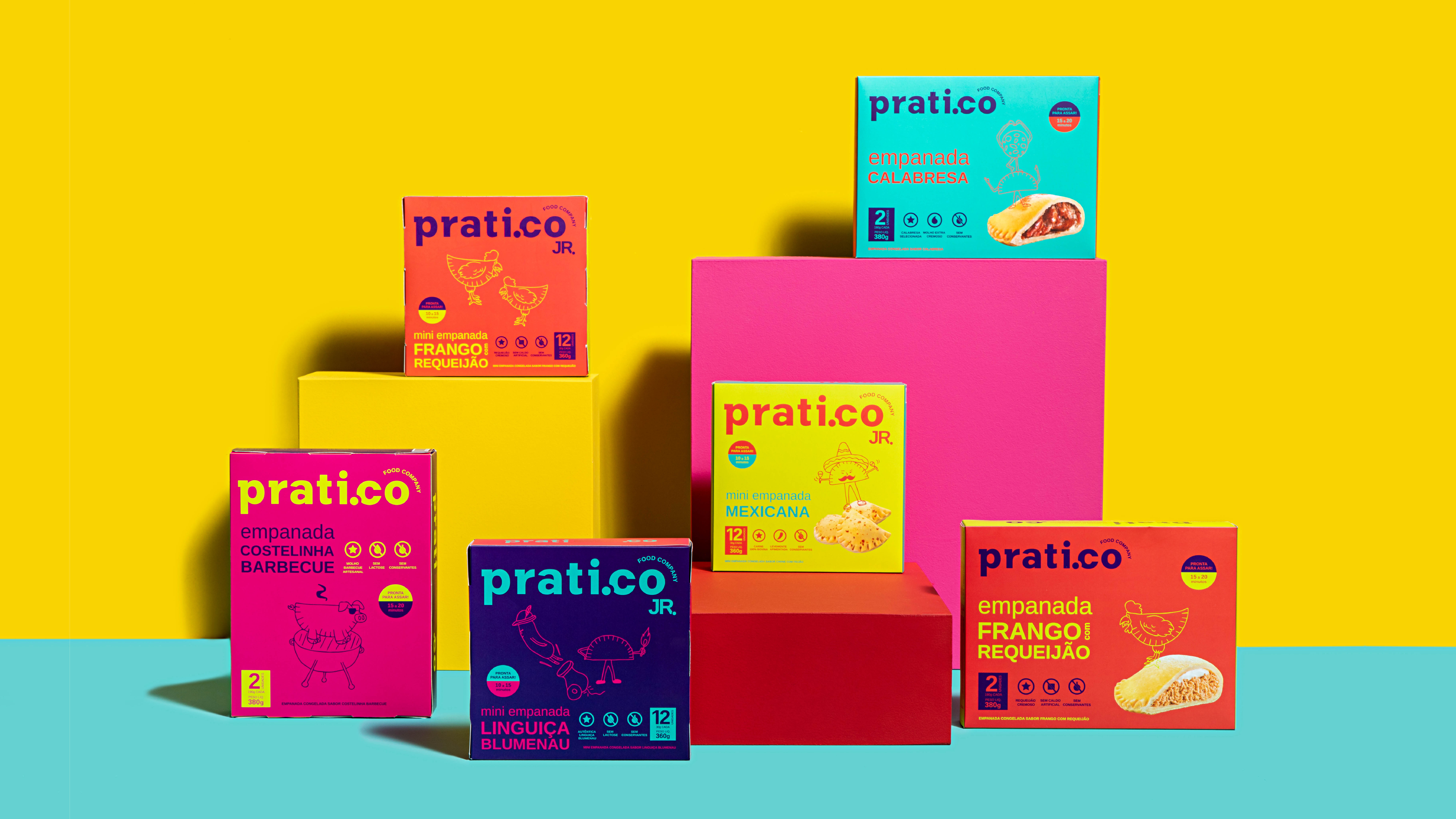 <span style = 'font-size:120%; font-weight: bold;'>Prati.co</span><br>A Prati.co entra no mercado com soluções de design que reforçam o posicionamento jovem e descontraído da marca. Suas emb...