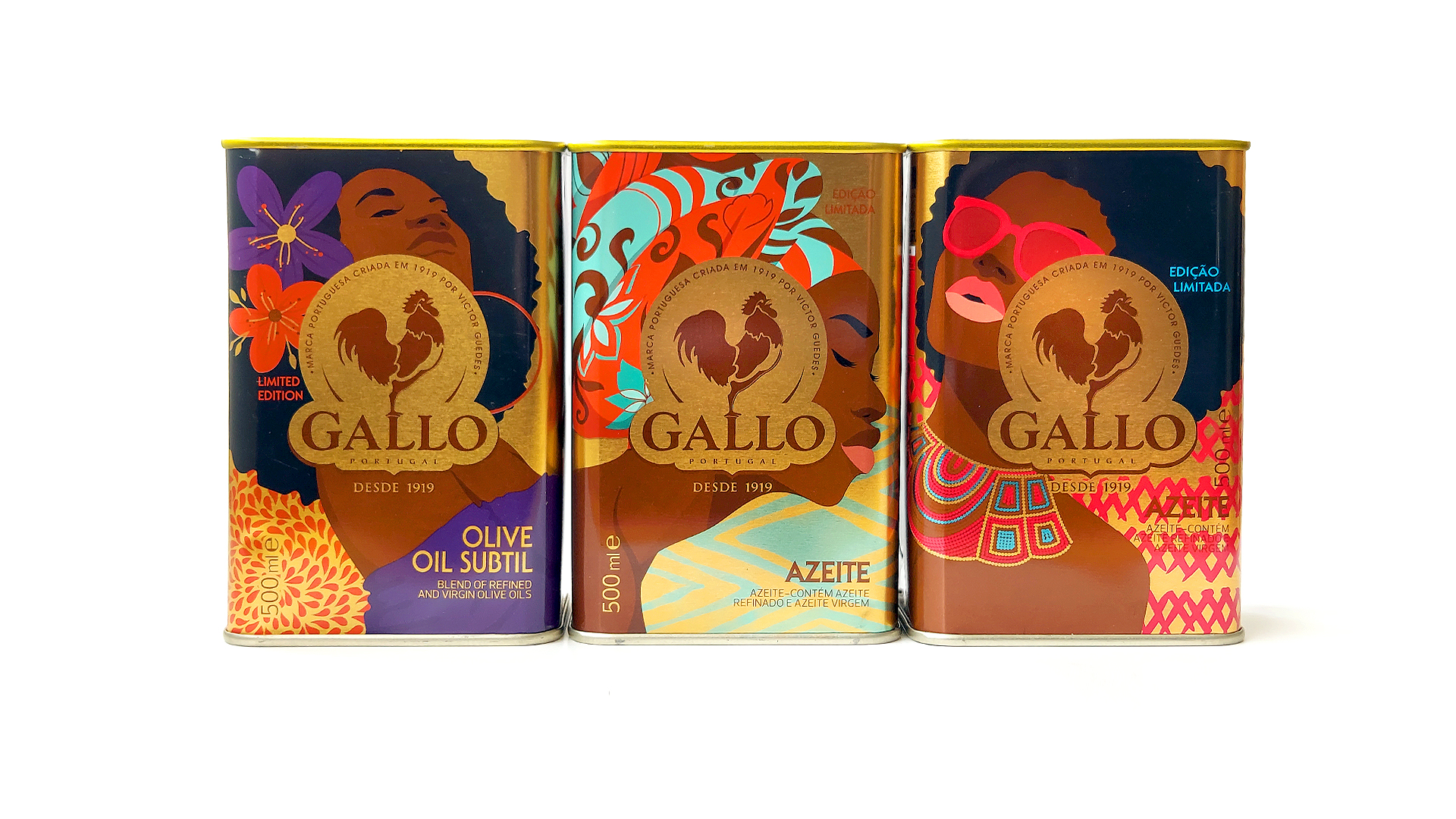 <span style = 'font-size:120%; font-weight: bold;'>Gallo</span><br>Inspirados na cultura, nos ritmos, nas cores e na força da mulher angolana, criamos a edição especial de Gallo, a marca ...