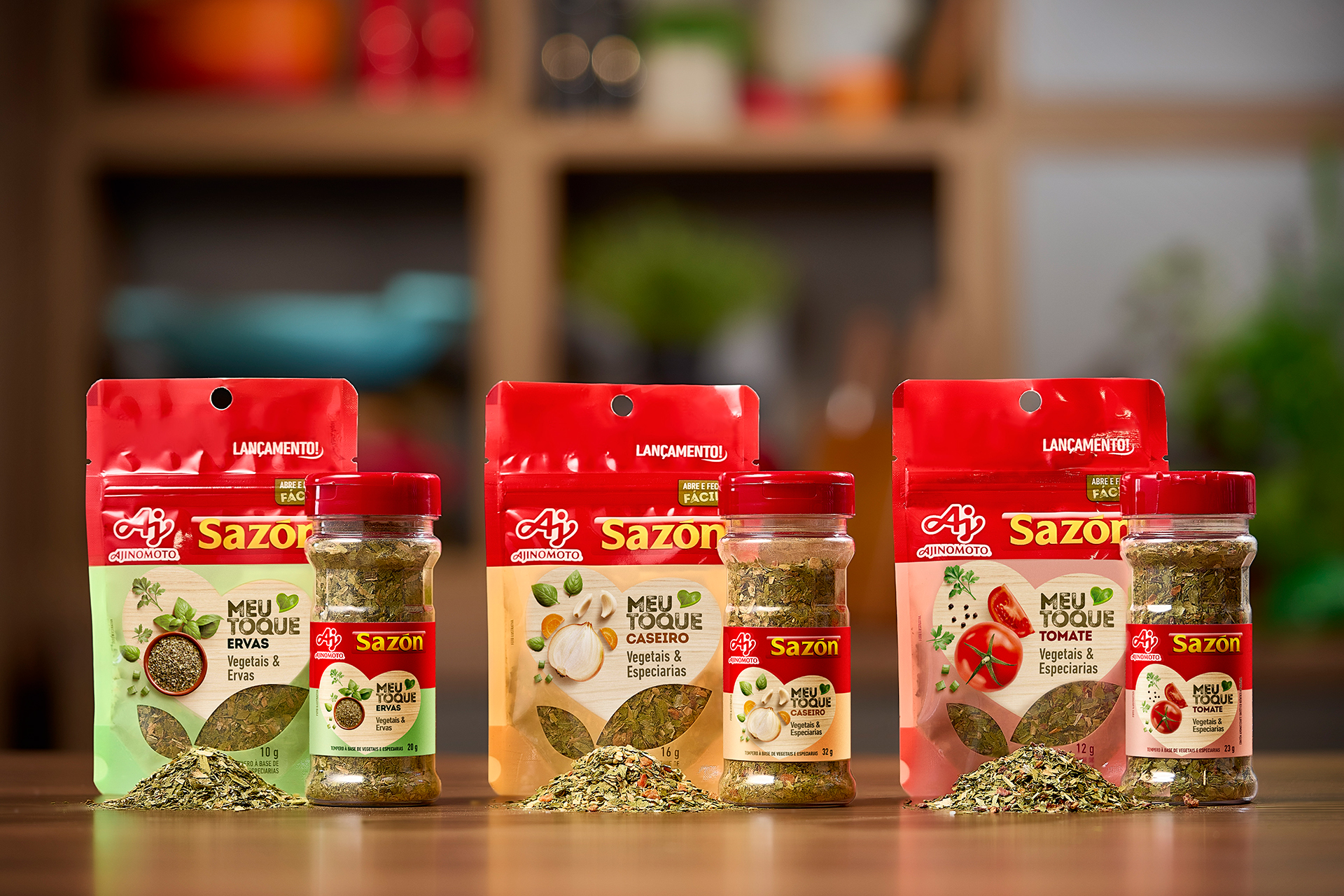 <span style = 'font-size:120%; font-weight: bold;'>Ajinomoto do Brasil</span><br>Design Gráfico - Família de produtos