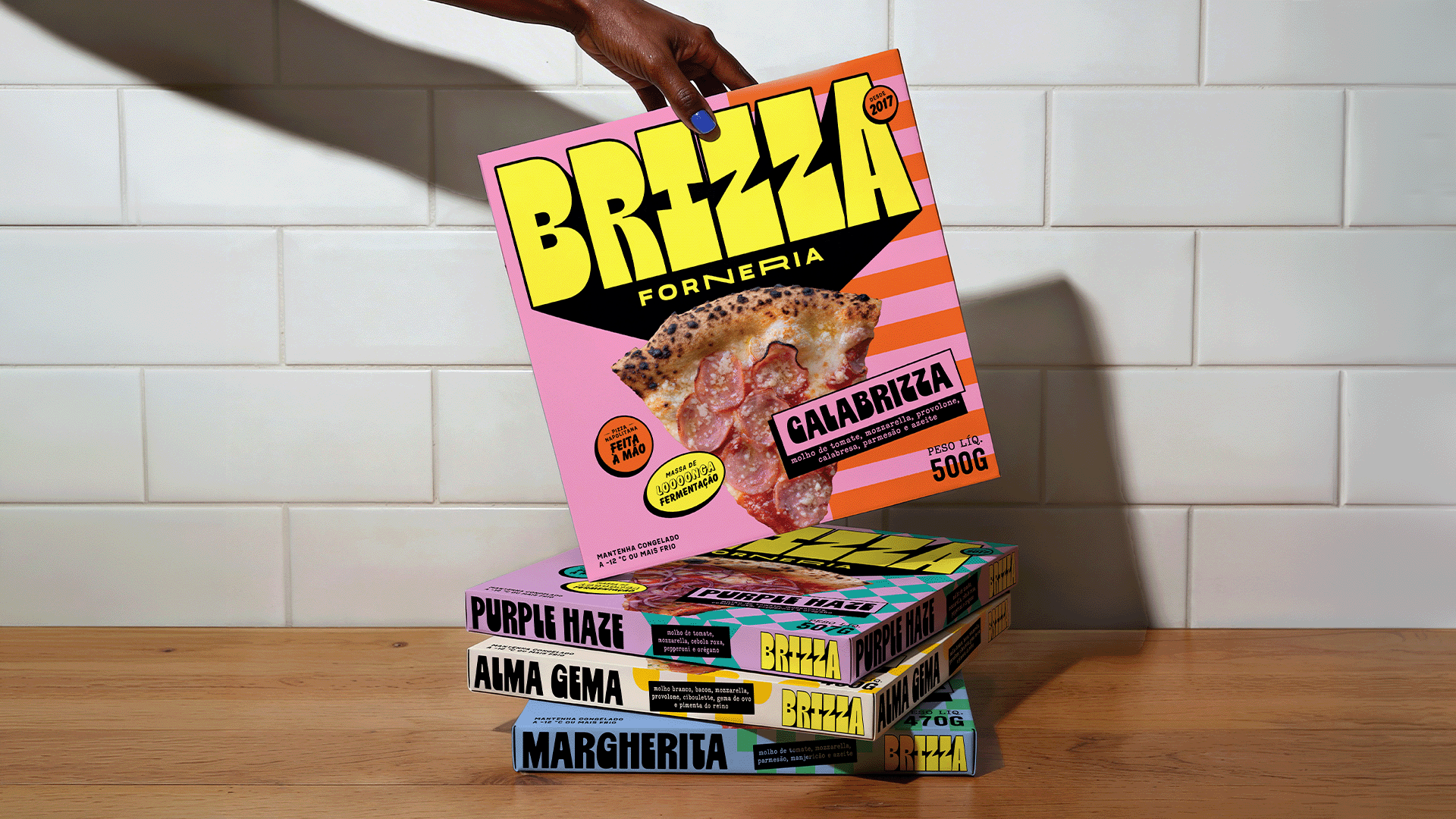 <span style = 'font-size:120%; font-weight: bold;'>Bendito Design</span><br>Design Gráfico - Alimentos salgados
