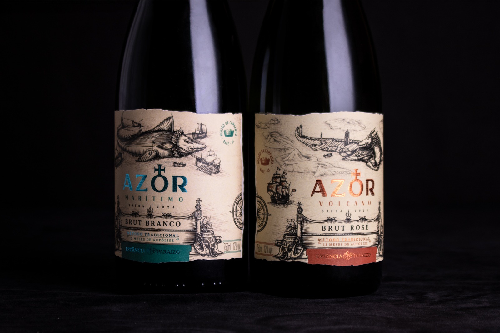 <span style = 'font-size:120%; font-weight: bold;'>Bagual Studio / Avery Dennison</span><br>Design Gráfico - Bebidas alcoólicas
