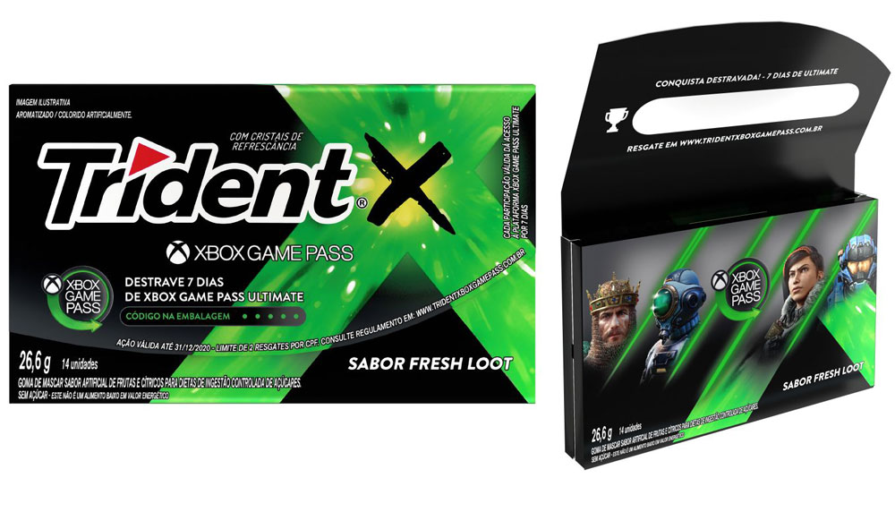 Trident faz parceria com Xbox e lança promoção para fãs de games