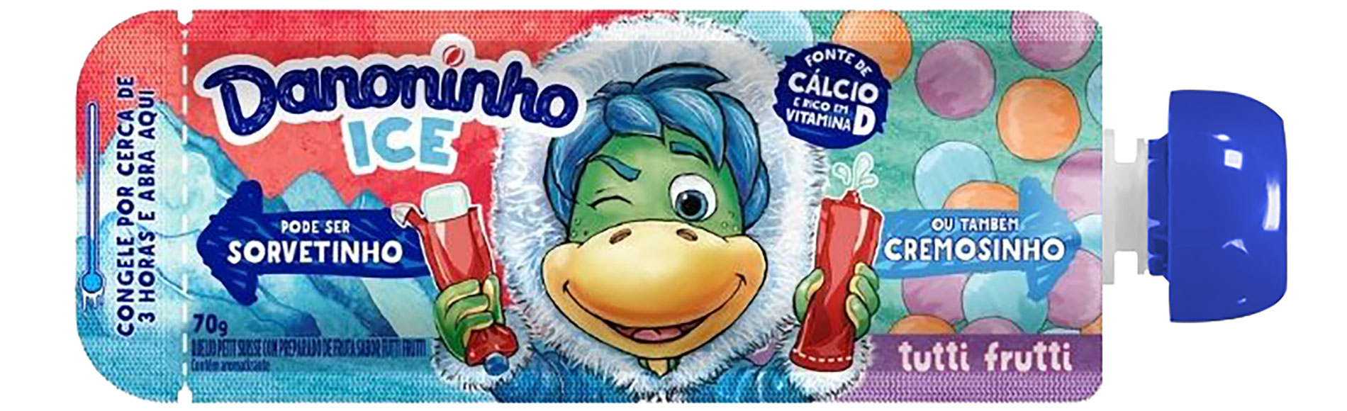 DANONINHO ICE - Fica melhor CREMOSO ou em formato de SORVETE?? 