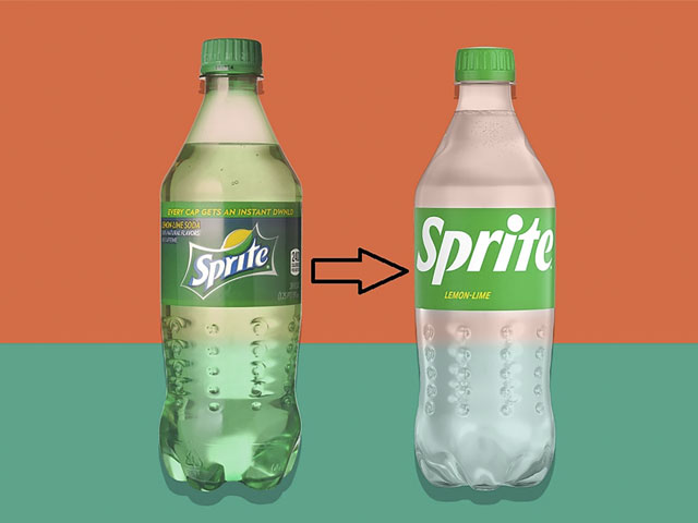 Para ficar mais “verde”, Sprite tira o verde das garrafas