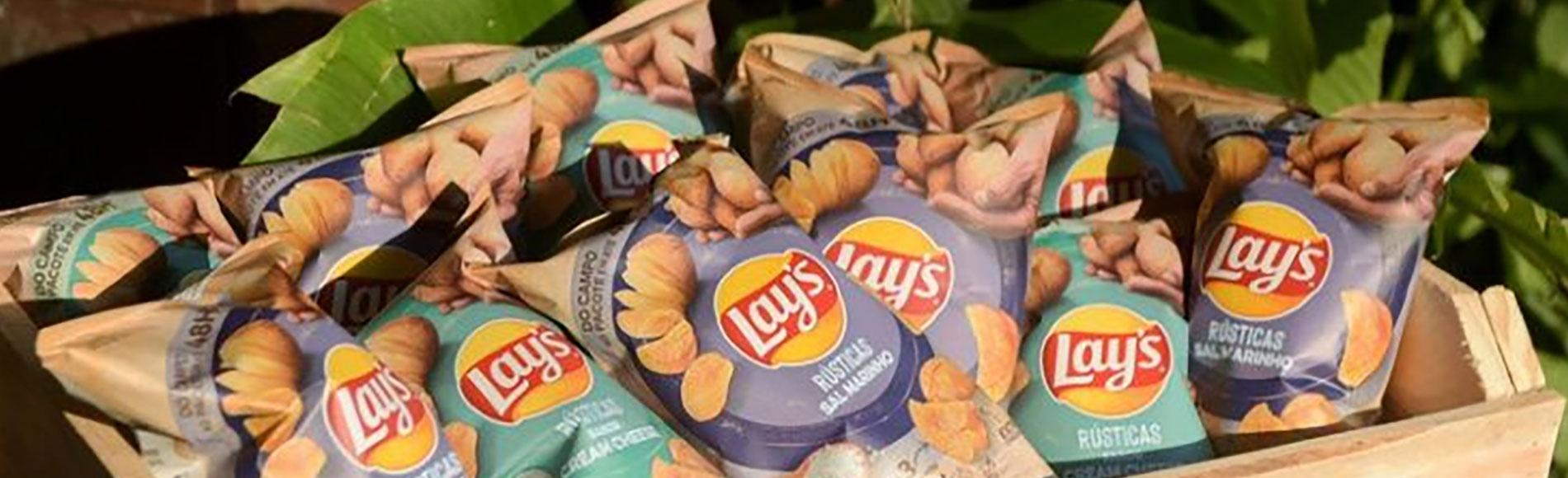 Lay’s® lança linha rústicas com novo formato e embalagem com QR Code