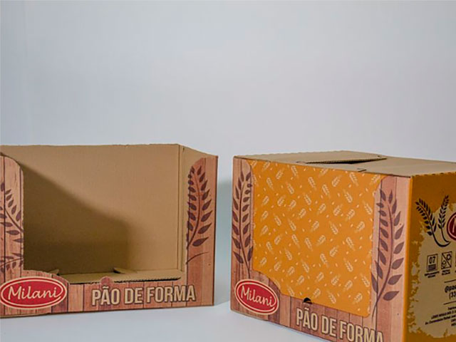 Smurfit Kappa desenvolve embalagem que vai direto ao ponto de venda para indústria de panificação