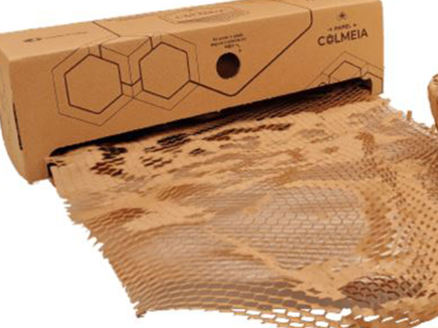 Klabin lança papel colmeia, alternativa sustentável ao plástico-bolha, em seu e-commerce