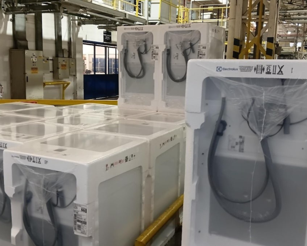 Com 30% de plástico reciclado, Electrolux Group inaugura nova geração de embalagens sustentáveis para lavadoras